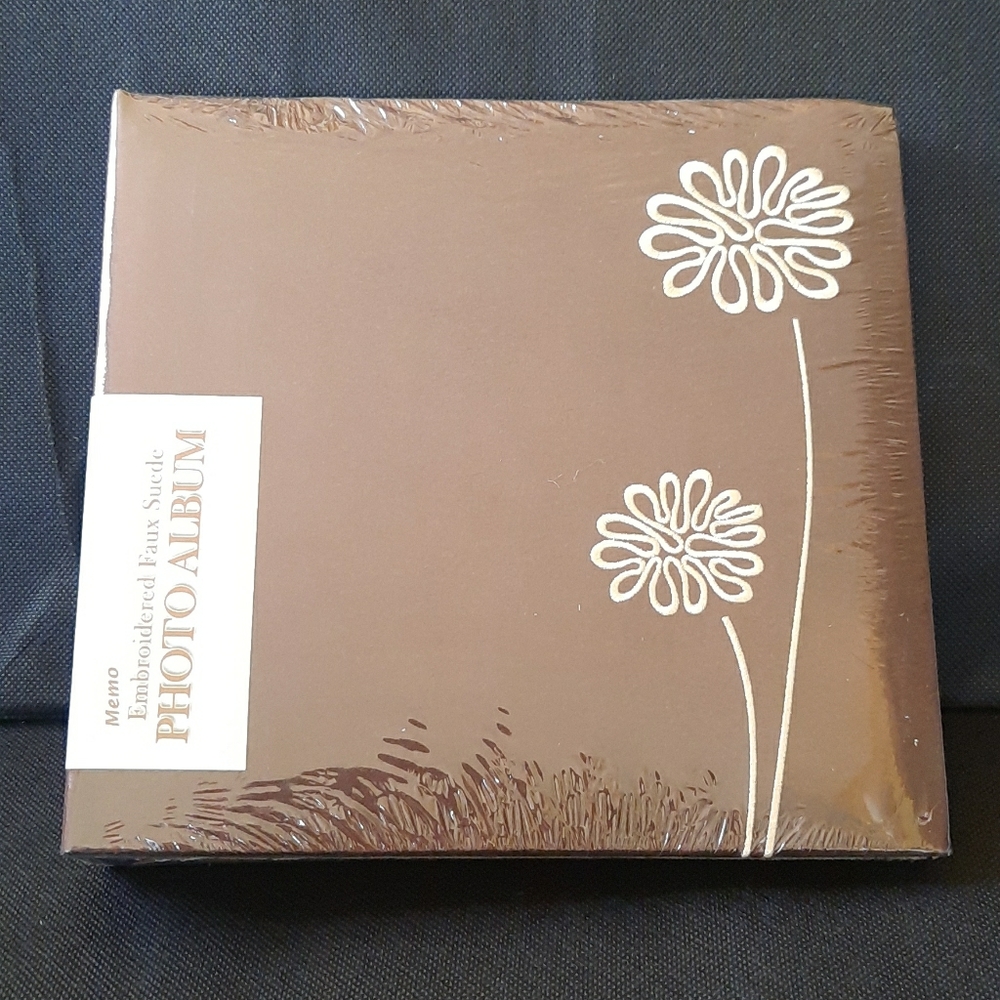 Fax suede embroidered 200 photos photo album